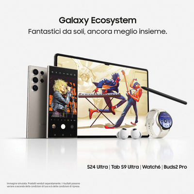 Телефон Samsung Galaxy S24 Ultra SM-S928B, 12GB RAM, 256GB, 5G, Titanium Yellow