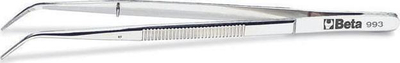 Pincetë profesionale Beta Tools 993, çelik inoks, majë e përkulme, 145mm