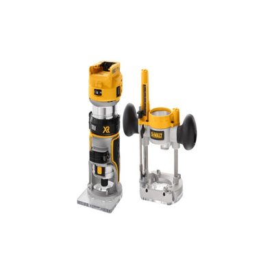 Freza për dru Dewalt DCW604NT, 18V, pa kabllo, e verdhë