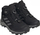 Këpucë trekking për kalamoj Adidas Terrex Mid GTX K Jr, membranë Gore Tex, taban Continental, të zeza