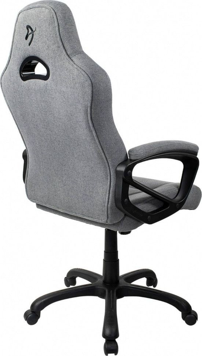 Karrige gaming Arozzi Enzo me pëlhurë të endur, ergonomike, me lëkundje, gri e çelët