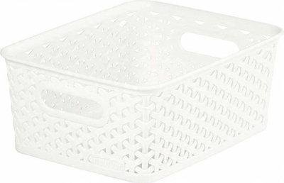 Shportë organizuese Curver Small Storage Basket, 4L, plastike, e bardhë