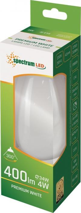 Llambë LED Wojnarowscy Candle, E14, 4W, dritë e ngrohtë, e bardhë