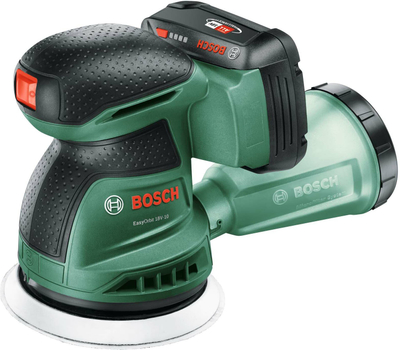 Lëmues orbital pa kabllo Bosch EasyOrbit 18V-10, 18V, me Microfilter, jeshile