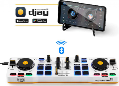 Konsolë DJControl Mix Hercules, e bardhë