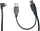 Kabllo USB Microconnect USB 2.0 A në Micro USB, kënd 90°, i zi