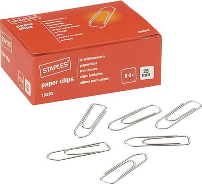 Kapëse STAPLES, 25mm, 100 copë