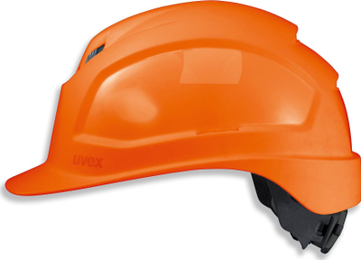 Kaskë sigurie Uvex Pheos IES, 51-61cm, rregullim me rrotë mbrapa, portokalli