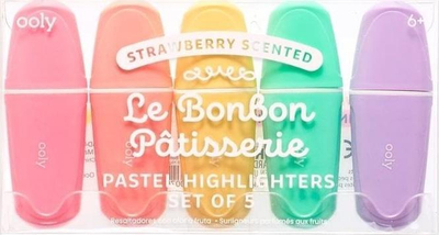 Markerë Le Bonbon Patisserie, set 5 copë, pastel me aromë