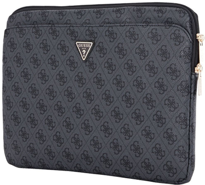 Футрола за лаптоп Guess GUCS14ZP4DPTK, 14\", со џеб со патент, црна