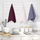 Peshqir kuzhine AmeliaHome Letty, set, 50x70 cm, rozë