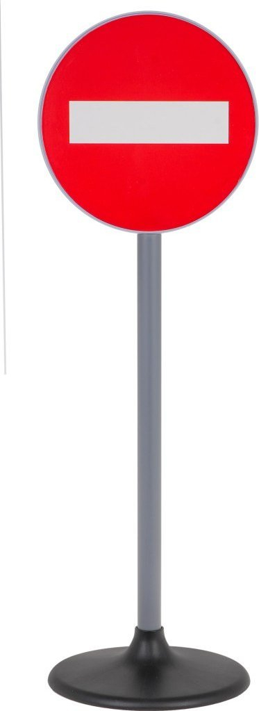 Set lodrash rrugore CXL Road Signs, 5 shenja trafiku, 70cm, kuqe gri