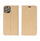 Këllëf me kapak Luna Book për Samsung Galaxy A17, flip case, ngjyrë ari