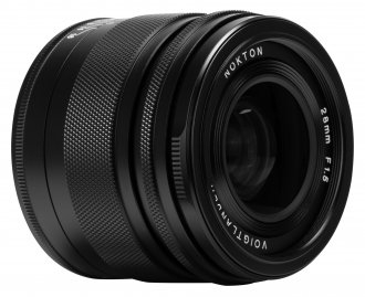 Objektiv Voigtlander Nokton 28mm f/1.5 Aspherical, për Sony E-Mount, i zi