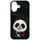 Mbrojtëse telefoni Nimmy Big Eyed Pet 2.0 Panda për iPhone 17, plastike TPU, mbrojtje 360°, e zezë