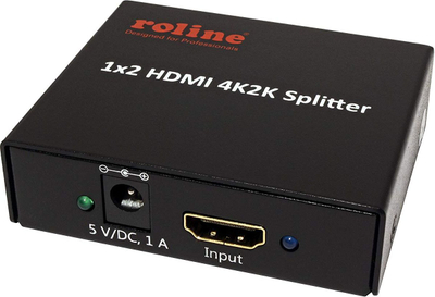 Ndarës video audio Roline 14.01.3555, 2x HDMI, 4K, për mbi tavolinë