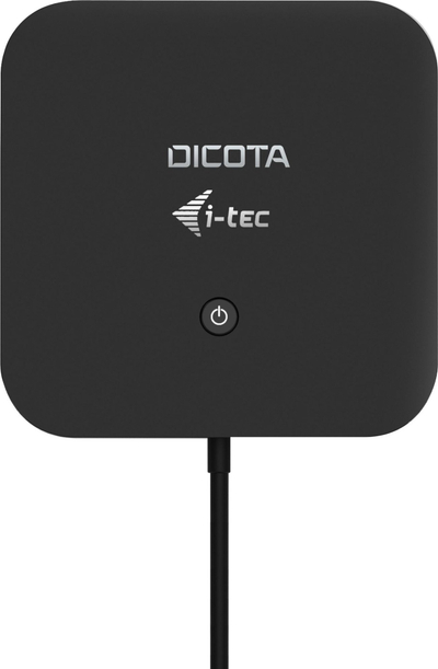 Dok stacion për laptop DICOTA D31949, USB Type-C, 100W, i zi