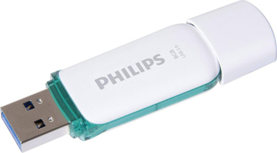 USB Philips Snow Edition FM08FD75B/00, 8GB, USB 3.0, e bardhë