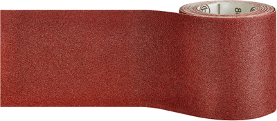 Letër zmerile Bosch rrotull për dru, 115mm, 5m, 40g, e kuqe