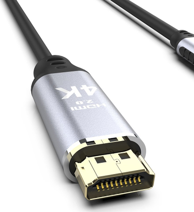 Kабел INCA ITCH-20, USB Type C во HDMI, 2 m, црн