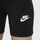 Shorc për goca Nike Classic, me bel të lartë, elastik, rozë