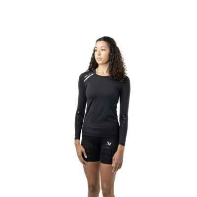 Bluzë bazë Bauer Baselayer Long Sleeve W, mëngë të gjata, për femra, e zezë