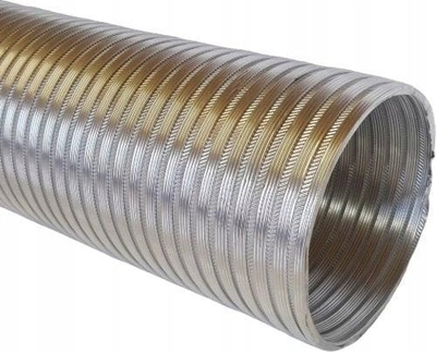 Gyp ventilimi Spiroflex VENT.AL. PIPE 80, diametër 80mm, gjatësi 2.7m, ngjyrë argjendtë