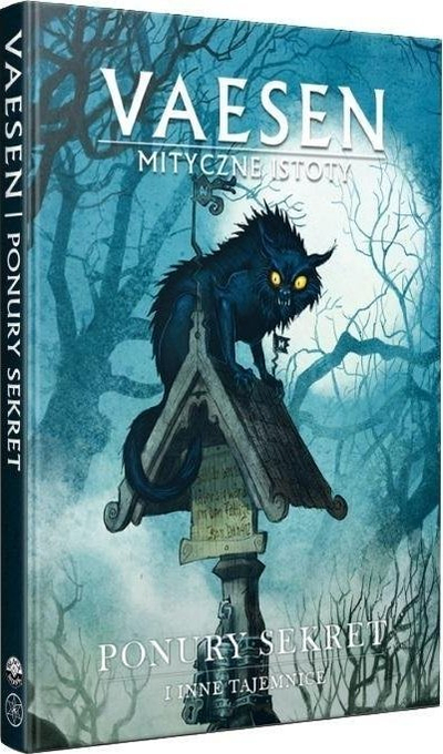 Libër shtesë loje Vaesen Mythical Creatures Grim Secret and Other Mysteries, 4 aventura, në anglisht, me kopertinë të fortë