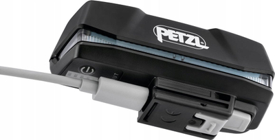 Dritë koke Petzl Nao RL, 1500 lumens, rikarikueshme USB C, e zezë e portokalli
