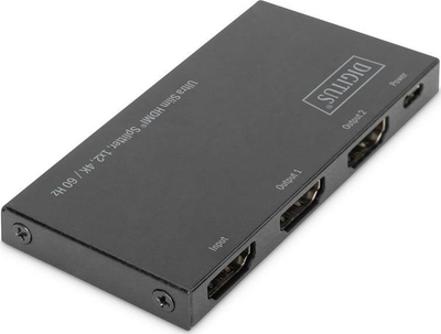 Splitter HDMI Digitus Ultra Slim 1x2, 4K 60Hz, HDR, i zi