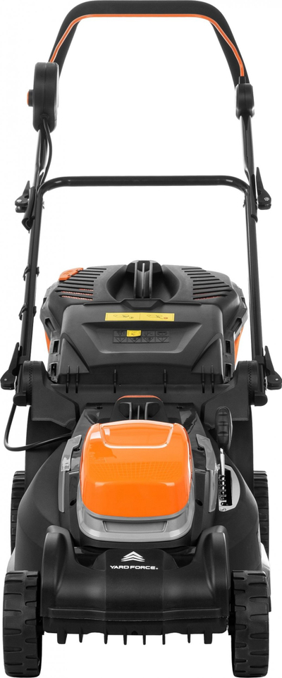 Kositëse bari Yard Force LM C34A-EU, bateri, gjerësi prerjeje 34 cm, portokalli e zezë