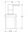 Dozator sapuni Grohe Essentials 40394001, 6 1/8", për lëng, krom