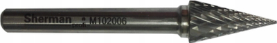 Конусна фреза Шерман M102006, за метал, 6mm, метална