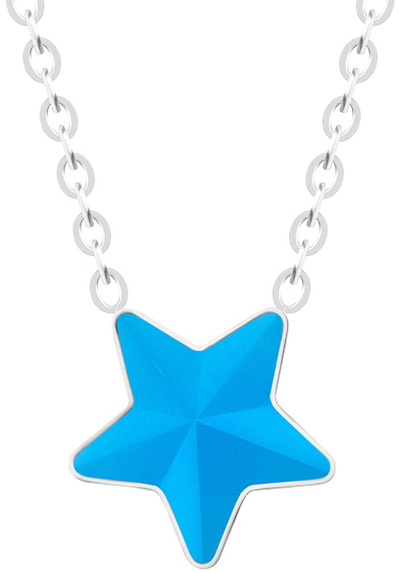 Qafore për femra Preciosa Virgo Star Aqua 7342 77, 40cm, e argjendtë/kaltër