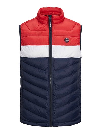 Jelek Jack&Jones 12211790 Navy Blazer Detail:TRUE RED BLOCKING