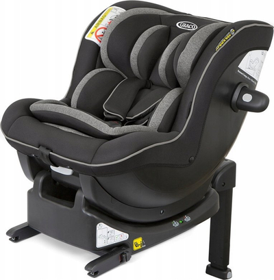 Ullëse makine Graco Ascent i-Size, 40–105 cm, Isofix, e zezë