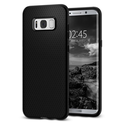 Mbështjellëse për Samsung Galaxy S8 Spigen Liquid Air, e zezë