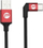 Kabllo USB PGYTECH P-GM-124, USB A me USB C, 0.35 m, e zezë/e kuqe