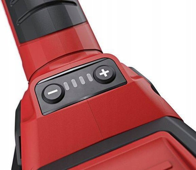 Mulli këndor FLEX LB 125 18.0-EC Set, 18V, 2x 5.0Ah, i kuq e zi