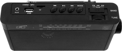Radio portabël LTC Sona, FM AM SW, Bluetooth USB Aux, e zezë