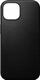 Futrollë Nomad Modern Leather Case për iPhone 15, lëkurë e zezë