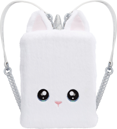 Set loje L.O.L. Na Na Na Surprise 3 në 1 Unicorn Mini Backpack, kukull 10 cm, çantë shpine unikorni, e bardhë