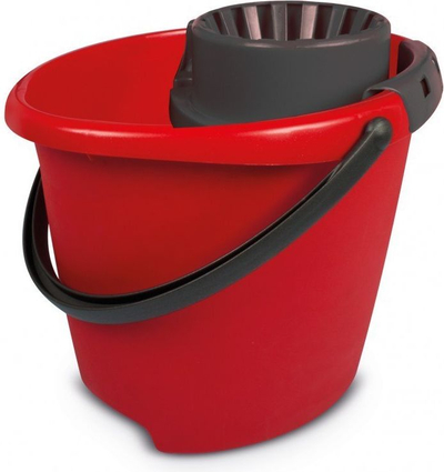 Кофа за чистење Арикс Тонкита T1015, 13L, со цедилка, црвена
