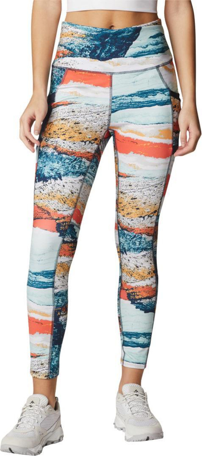 Leggins Columbia Windgates II, bel i lartë, slim fit, shumëngjyrëshe
