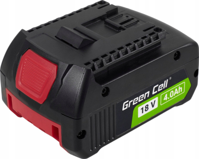 Bateri për vegla pa kabllo Green Cell PTBO18V4, 18V, 4Ah, e zezë