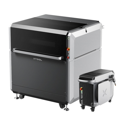 Makinë saldimi dhe prerjeje me lazer xTool MetalFab, 1200W, CNC, gri e zezë
