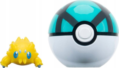 Set lodër Pokemon Clip N Go, figurë Joltik 2", Net Ball, shumëngjyrëshe