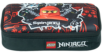 Çantë për lapsa Lego Ninjago Team NInja, hiri/ kuqe