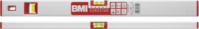 Nivel me flluskë BMI Eurostar 690040E, 40 cm, alumin, i kuq