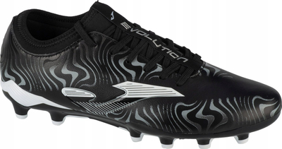 Këpucë futbolli Joma Evolution 2501 FG, për meshkuj, terren natyral, të zeza